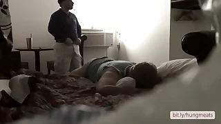 Breed bareback by straight affiliate in his dorm